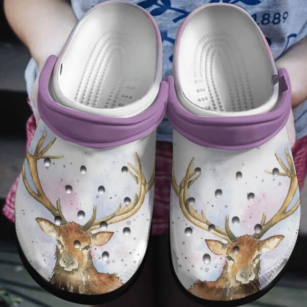 Paradise Of Deer Shoes Clog  Deer Crocs Clog Crocbland Clog Birthday Gift For Woman Girl